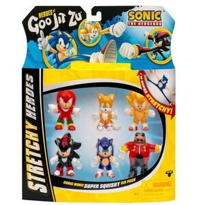 Heroes of Goo Jit Zu Minis Sonic 6 Pack NWT